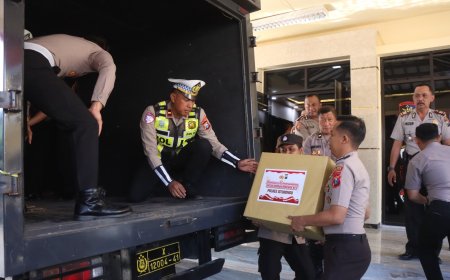 Polri Peduli : Polres Situbondo Kirim Bantuan Kemanusiaan untuk Korban Gempa NTT