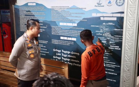 Polres Magetan Siaga 24 Jam di Cemoro Sewu, Antisipasi Rembetan Karhutla Tawangmangu